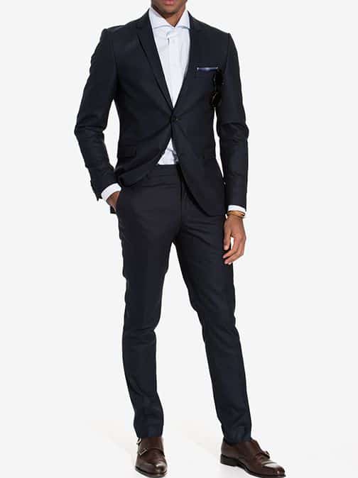 Men's Classic Dark Suit – Refined Power Dressing - Image 3