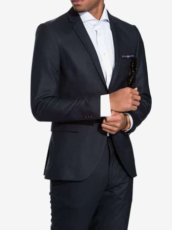 Men’s Classic Dark Suit – Refined Power Dressing