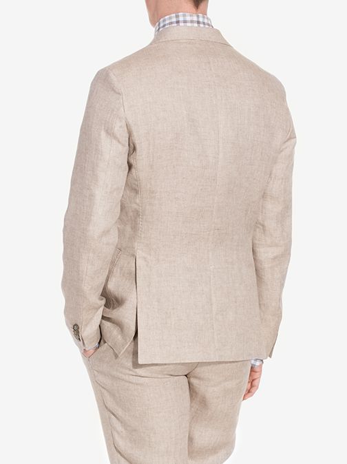 Men's Beige Linen Suit – Lightweight Casual Luxury - Image 2